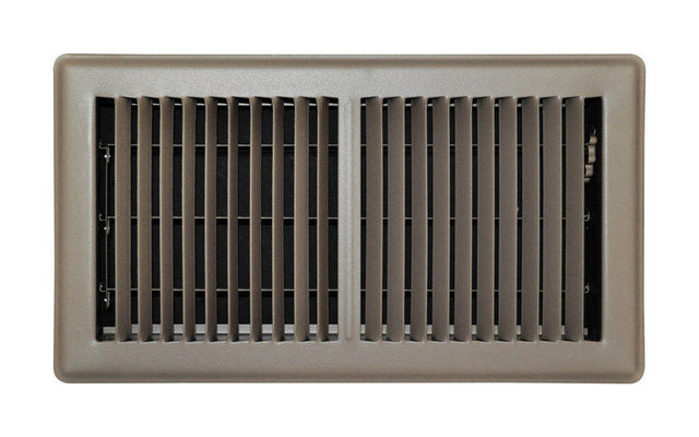 FLOOR REGISTER 12"X6"BRN
