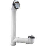 Keeney 1-1/2 in. D Chrome PVC Bath Drain Roll Ball S40
