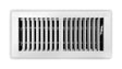 FLOOR REGISTER 10X4"WHT