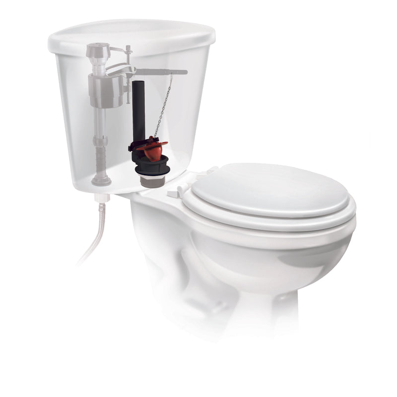 Fluidmaster Toilet Flush Valve Black Plastic For Universal
