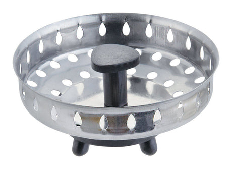 Ace 3-1/2 in. D Polished Stainless Steel Strainer Basket Silver
