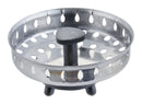 Ace 3-1/2 in. D Polished Stainless Steel Strainer Basket Silver