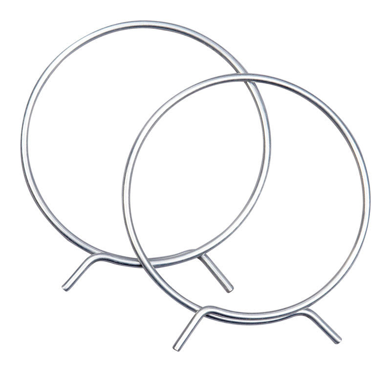 Ace 3 in to 4 in. Silver Spring Tension Clamps Metal