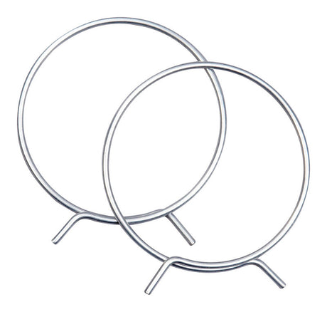 Ace 3 in to 4 in. Silver Spring Tension Clamps Metal