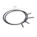 Ace 3 in to 4 in. Silver Spring Tension Clamps Metal