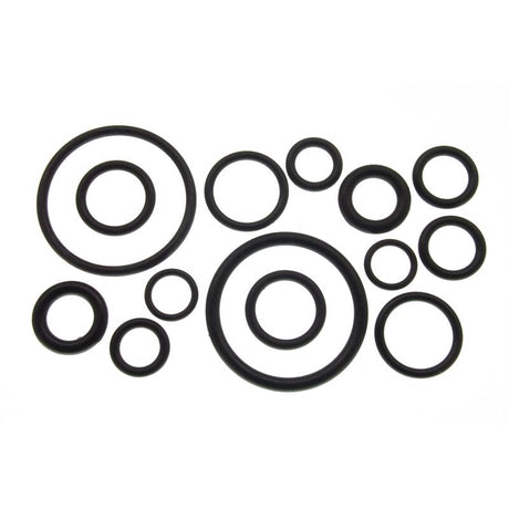 Ace 0.00 in. D Rubber O-Ring Assortment 14 pk