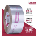 Nashua 2.5 in. W X 60 yd L Silver Foil Tape