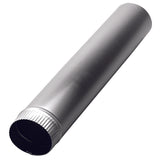 Deflect-O 24 in. L X 3 in. D Silver Aluminum Vent Pipe