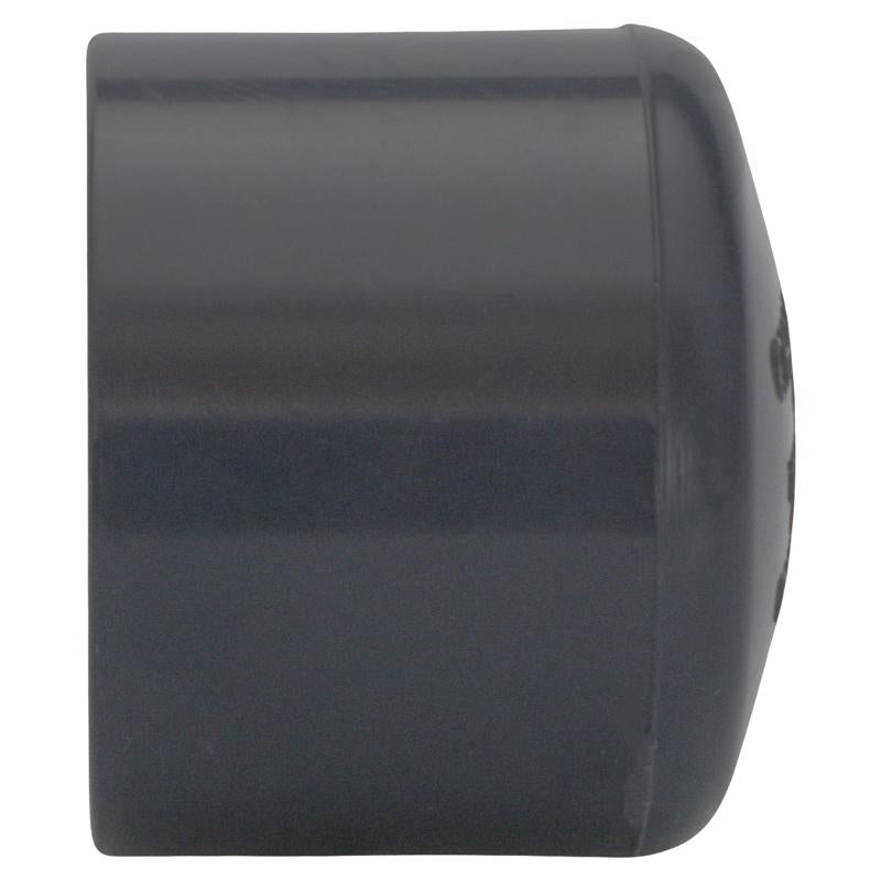 Charlotte Pipe Schedule 80 1/2 in. Slip X 1/2 in. D Socket PVC Cap 1 pk