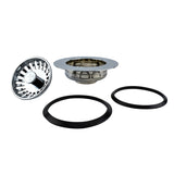Keeney 4-1/2 in. D Polished Strainer and Stopper Topper