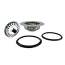 Keeney 4-1/2 in. D Polished Strainer and Stopper Topper