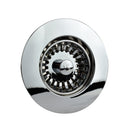 Keeney 4-1/2 in. D Polished Strainer and Stopper Topper