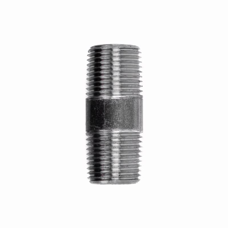 NIPPLE BLACK 3/8"X2"