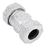 STZ Industries 1/2 in. Compression X 1/2 in. D Compression Galvanized Malleable Iron 3 in. L Couplin