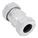 STZ Industries 1/2 in. Compression X 1/2 in. D Compression Galvanized Malleable Iron 3 in. L Couplin