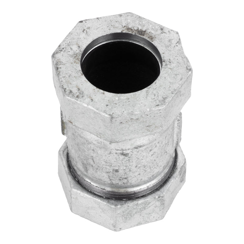 STZ Industries 1 in. Compression X 1 in. D Compression Galvanized Malleable Iron 3 in. L Coupling