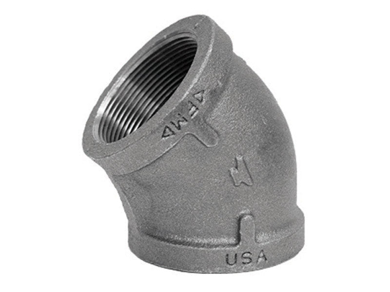 ELBOW 45 1/2" GALV