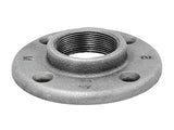 FLANGE FLOOR BLACK 1.5"