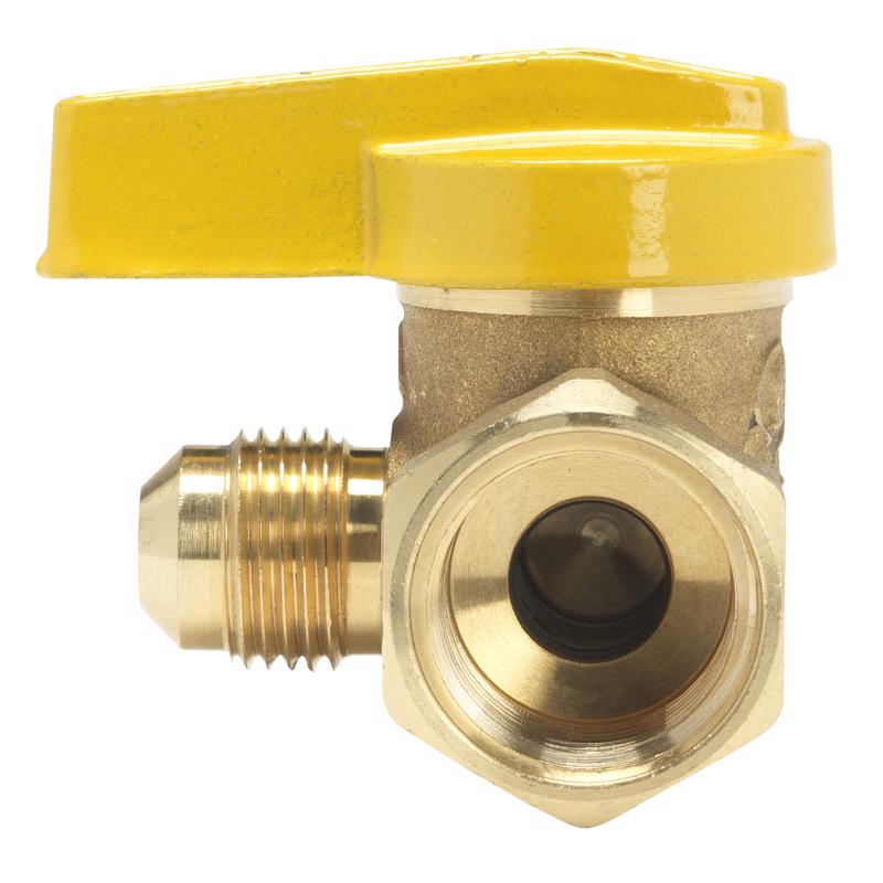 Homewerks 1/2 in. Brass Flare x FIP Gas Ball Valve