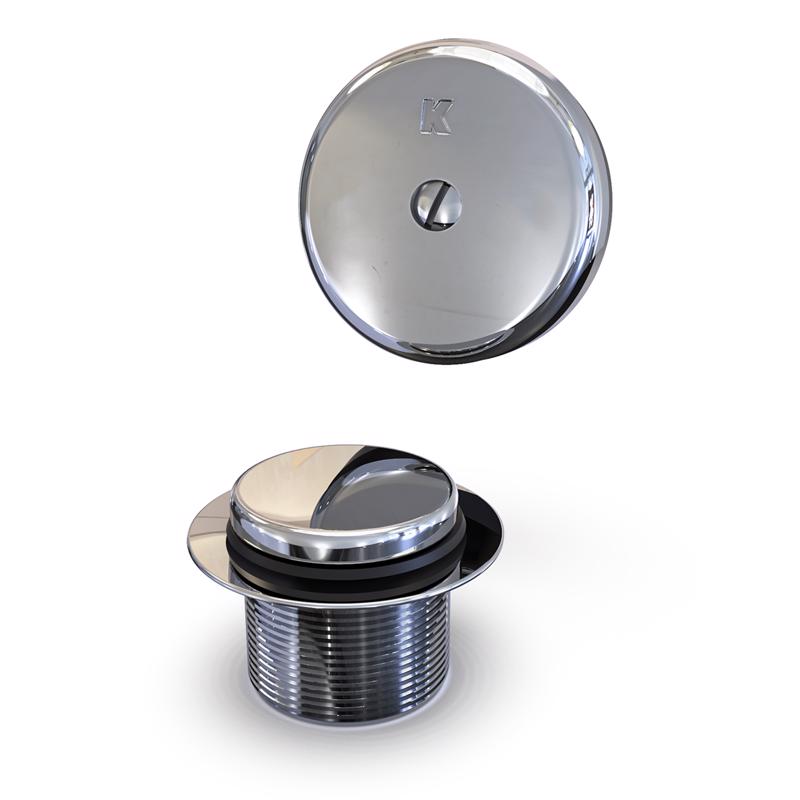 Keeney 1-1/2 in. D Chrome ABS Bath Drain