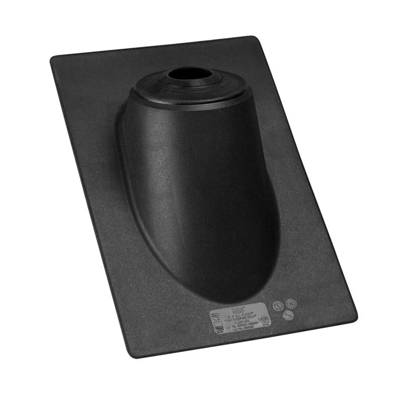 Oatey High-Rise 11 in. W X 19 in. L Soft Plastic Roof Flashing Black