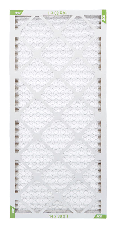 Ace 14 in. W X 30 in. H X 1 in. D Synthetic 8 MERV Pleated Air Filter 1 pk