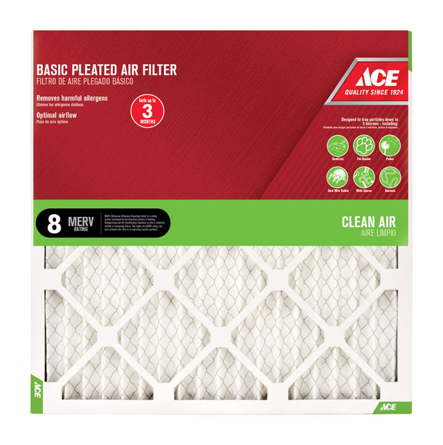 FILTER AIR PLEAT 18X25X1