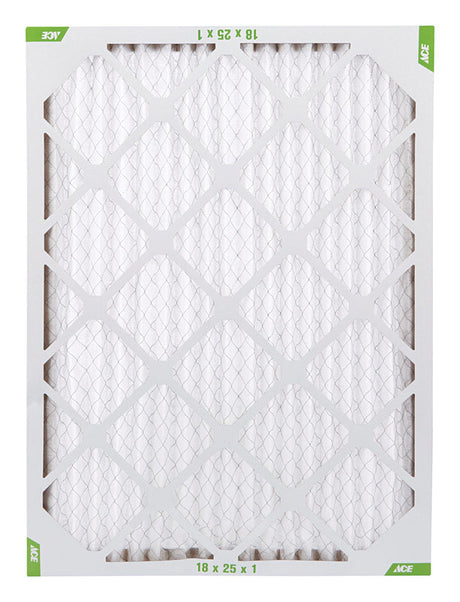 Ace 18 in. W X 25 in. H X 1 in. D Synthetic 8 MERV Pleated Air Filter 1 pk