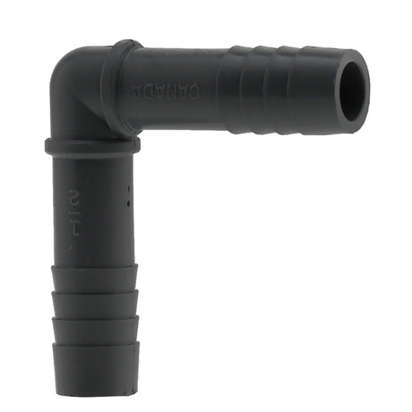 ELBOW INSRT POLY BLK 1/2"