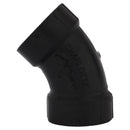 Charlotte Pipe 1-1/2 in. Hub X 1-1/2 in. D Hub ABS 45 Degree Elbow