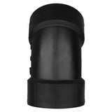 Charlotte Pipe 3 in. Hub X 3 in. D Hub ABS 45 Degree Elbow