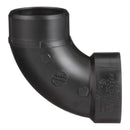 Charlotte Pipe 1-1/2 in. Hub X 1-1/2 in. D Spigot ABS 90 Degree Elbow