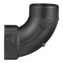 Charlotte Pipe 1-1/2 in. Hub X 1-1/2 in. D Spigot ABS 90 Degree Elbow
