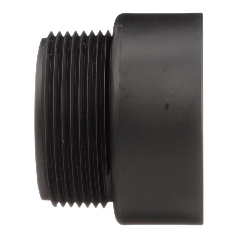 Charlotte Pipe 1-1/2 in. Hub X 1-1/2 in. D MPT ABS Adapter