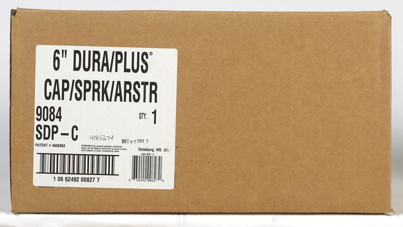 CAP CHIMNEY DURAPLUS 6"