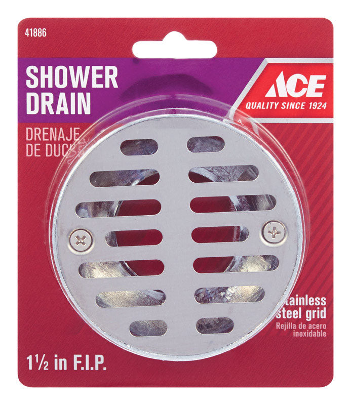 DRAIN SHOWER 1.5" SS ACE