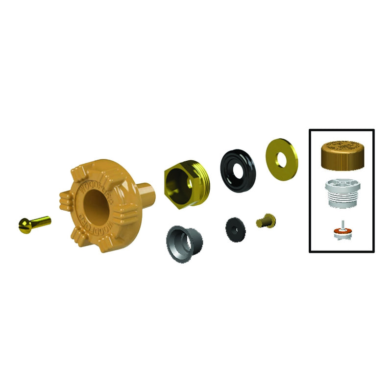 Woodford 1/2 in. MIP Hose Anti-Siphon Brass Repair Kit