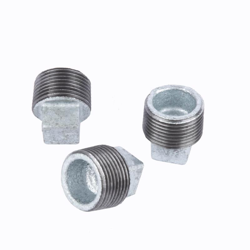 STZ Industries 1/4 in. MIP each Galvanized Malleable Iron Plug