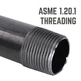 STZ Industries 3/8 in. MIP each X 3/8 in. D MIP Black Steel 5-1/2 in. L Nipple