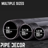 STZ Industries 3/4 in. MIP each X 3/4 in. D MIP Black Steel 7 in. L Nipple