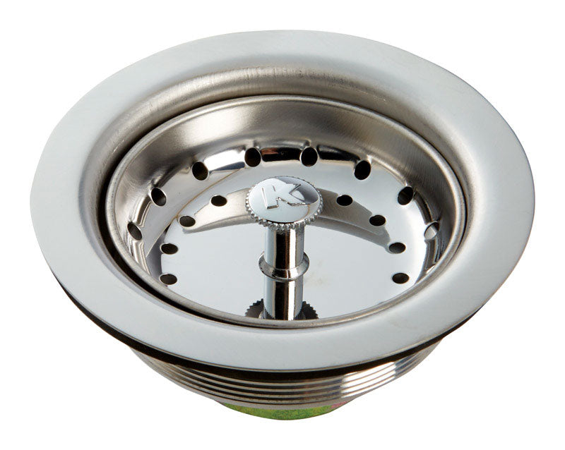 Ace 3-1/2 in. D Stainless Steel Basket Strainer Assembly