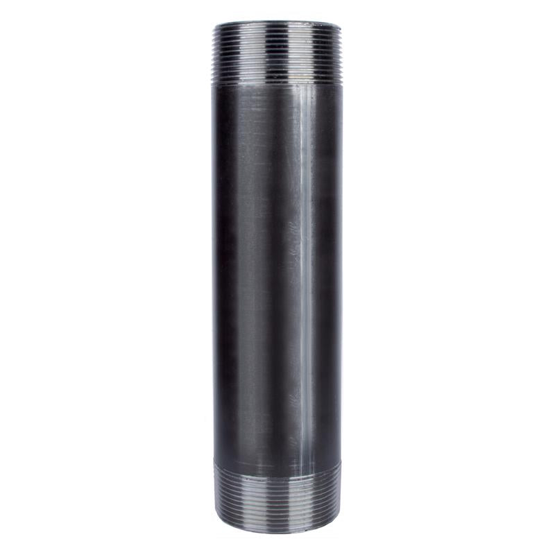 NIPPLE BLACK 2"X8"