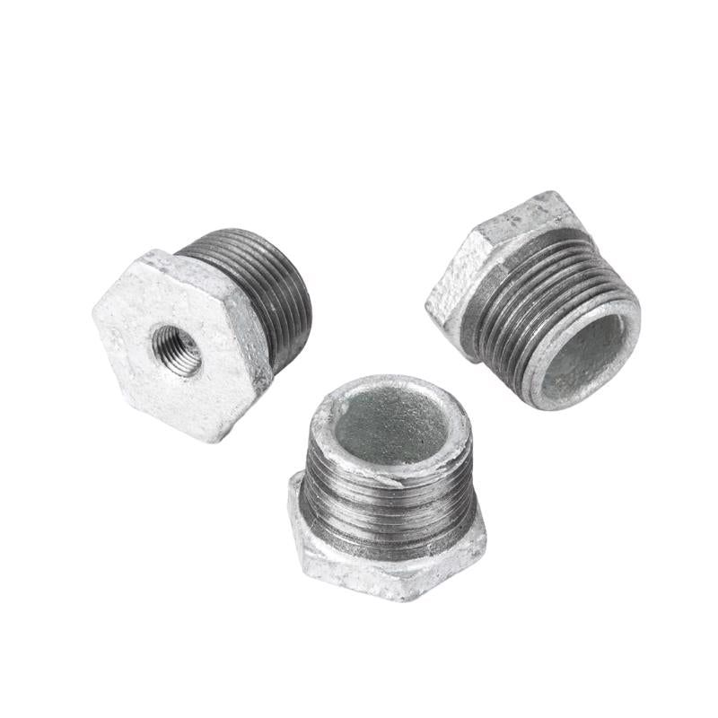 STZ Industries 3/8 in. MIP each X 1/8 in. D FIP Galvanized Malleable Iron Hex Bushing