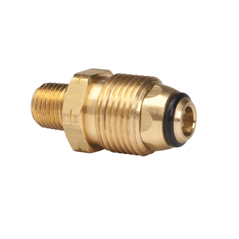Mr. Heater 1/4 in. D Brass Excess Flow Soft Nose P.O.L x Male Pipe Thread Propane Fitting