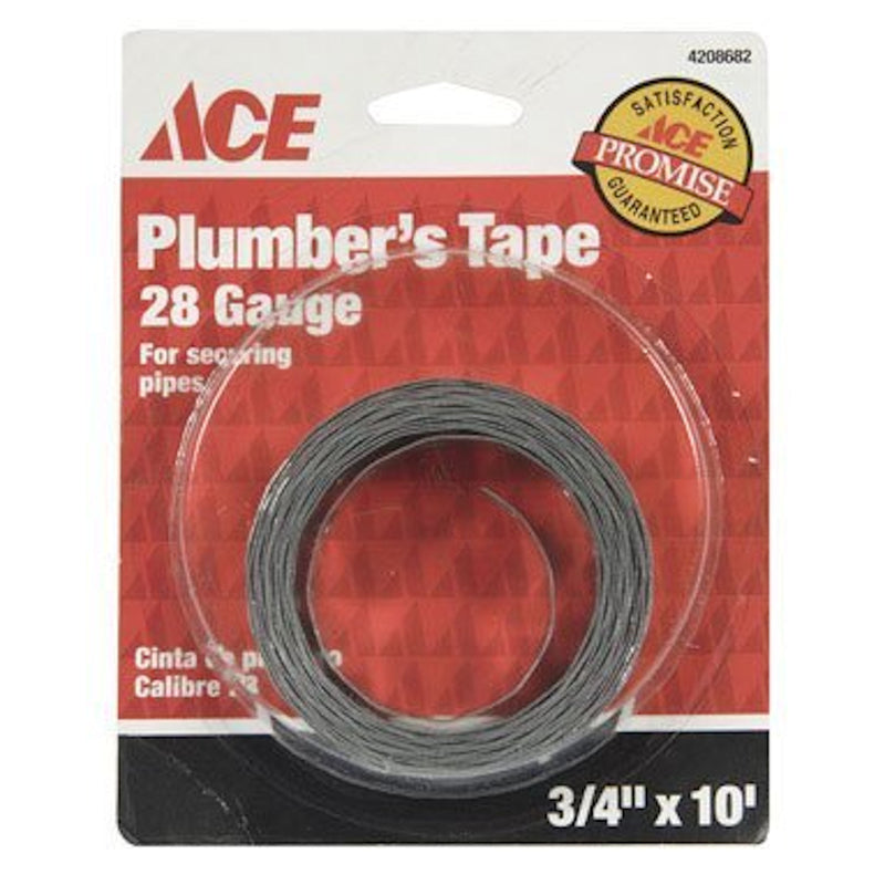 Ace 10 ft. Galvanized Galvanized Steel Hanger Strap