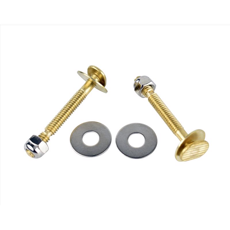 Ace Toilet Bolt Set Brass