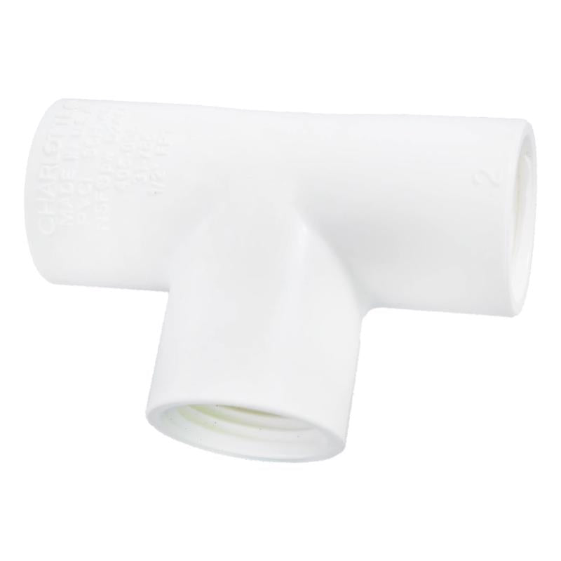 PVC TEE S40 1" THR FML