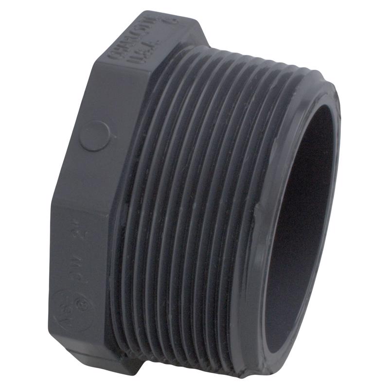 PLUG 3/4" SCHE 80 PVC