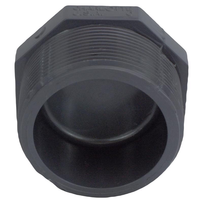Charlotte Pipe Schedule 80 3/4 in. MPT X 3/4 in. D MPT PVC Threaded Plug 1 pk