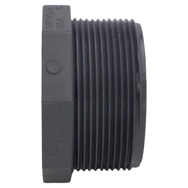 Charlotte Pipe Schedule 80 3/4 in. MPT X 3/4 in. D MPT PVC Threaded Plug 1 pk